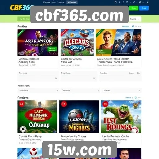 Principais jogos disponíveis na plataforma cbf365.com